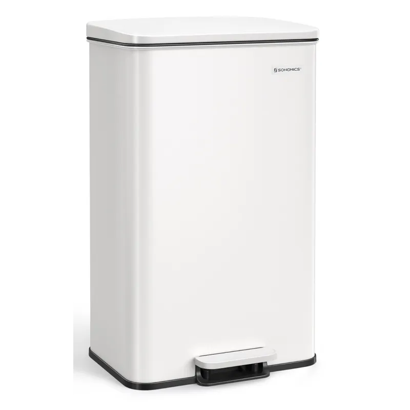 Poubelle FLEXO à pédale 40 L / Blanc mat