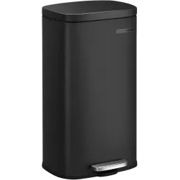 Poubelle STING à pédale 30 L / Noir mat