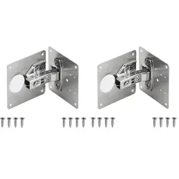 Kit de réparation pour la fixation des charnières / 4 plaques