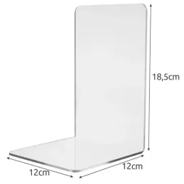 Lot de 6 supports à livres ASTRA / Transparent