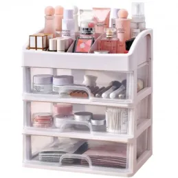 Organiseur à cosmétiques CLEAR / Transparent – blanc