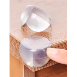 Lot de 4 protections d’angle pour meubles / Transparentes