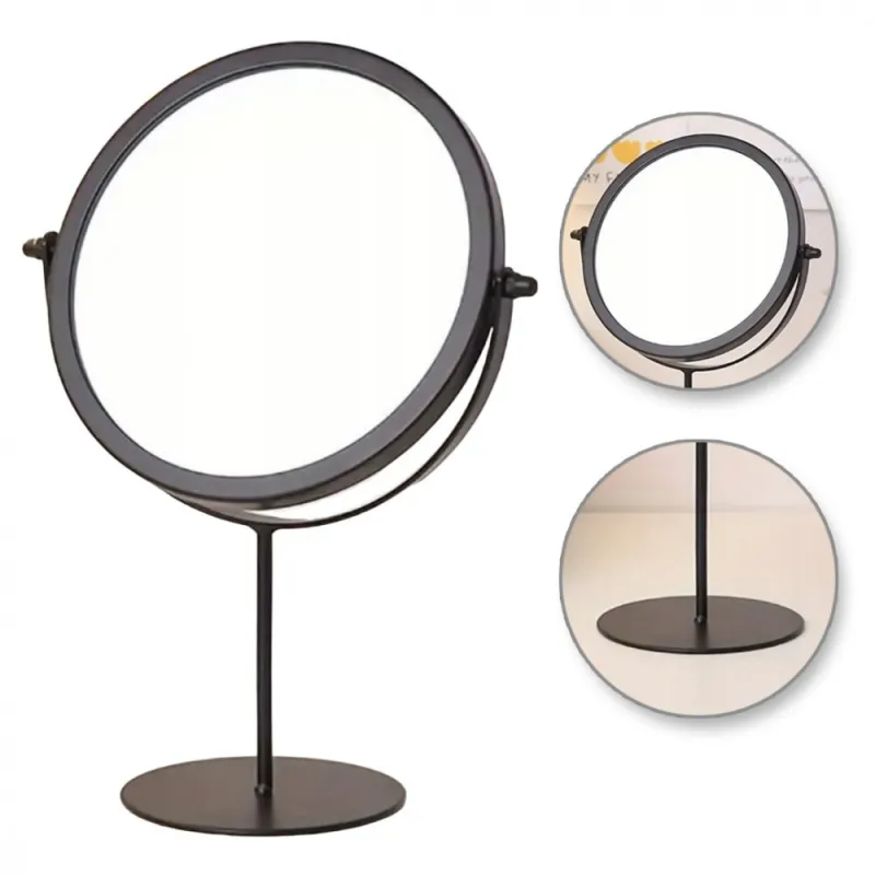 Miroir cosmétique ACROPOLA / Noir mat