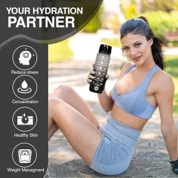 Gourde de sport DRINK-FIT 1000 ml / Rose