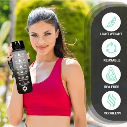 Gourde de sport DRINK-FIT 1000 ml / Rose