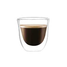 Tasse thermique à café GLANCE 70 ml / Transparente