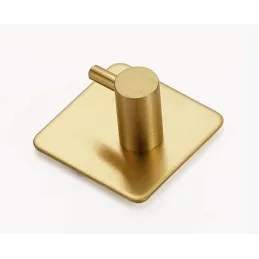 Patère autocollante GINNA / Doré brossé