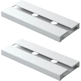 2 pièces de porte-verres à une rangée MILENIUM / Blanc