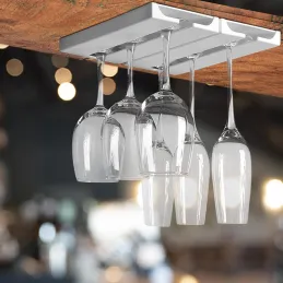 2 pièces de porte-verres à une rangée MILENIUM / Blanc