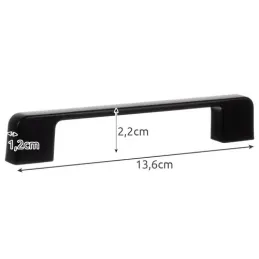 Lot de 10 poignées ELONA / Noir mat