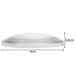Lot de 6 butées de porte autocollantes INTRO / Transparentes