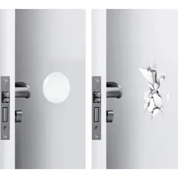 Lot de 6 butées de porte autocollantes INTRO / Transparentes