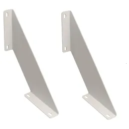 Lot de 2 consoles d’étagère MALAGA / Blanc mat