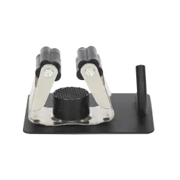 Porte-balai ou porte-serpillière autocollant / Noir mat