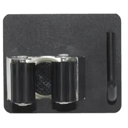 Porte-balai ou porte-serpillière autocollant / Noir mat