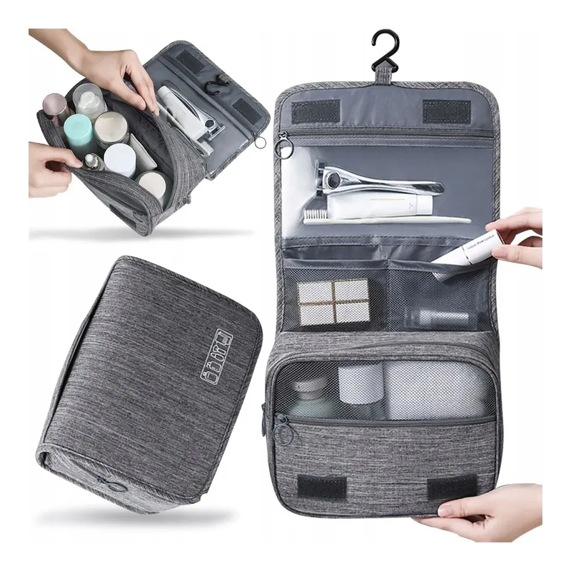 Organisateur de voyage pour cosmétiques CLEAR / Gris