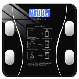 Pèse-personne Bluetooth 180 kg INTEL / Noir