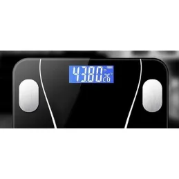 Pèse-personne Bluetooth 180 kg INTEL / Noir
