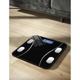 Pèse-personne Bluetooth 180 kg INTEL / Noir