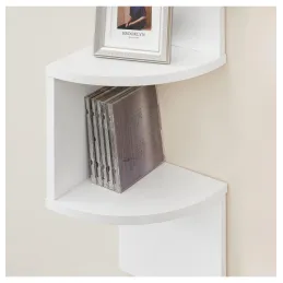 Étagère d’angle REGALO WOOD / Blanc