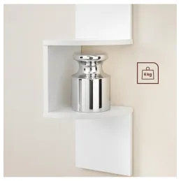 Étagère d’angle REGALO WOOD / Blanc