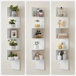 Étagère d’angle REGALO WOOD / Blanc