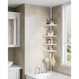 Étagère d’angle de salle de bains REGALO SPA / Blanche