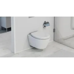 Abattant WC avec fermeture ralentie / Blanc