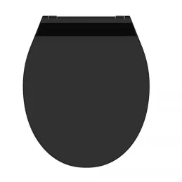 Abattant WC avec fermeture ralentie SLIM / Noir