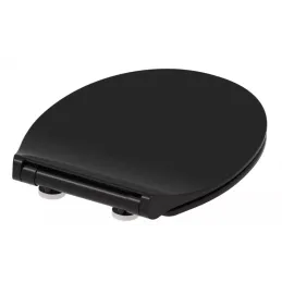 Abattant WC avec fermeture ralentie SLIM / Noir