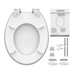 Abattant WC avec frein de chute / Blue wood