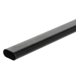 Barre de penderie ovale UNION / Noir mat velours