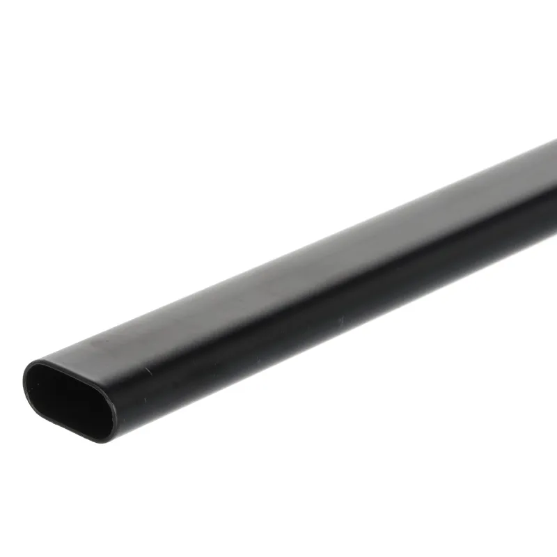 Barre de penderie ovale UNION / Noir mat velours