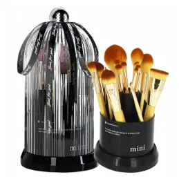 Organiseur MINI pour pinceaux et maquillage / Noir fumé