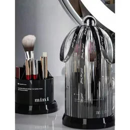 Organiseur MINI pour pinceaux et maquillage / Noir fumé