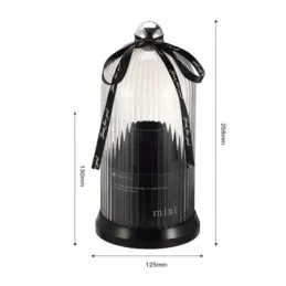 Organiseur MINI pour pinceaux et maquillage / Noir fumé