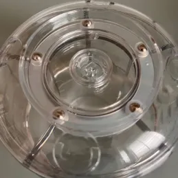 Organiseur pour pinceaux et maquillage SMARAGD / Argent