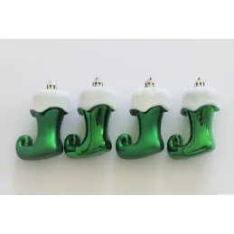 Lot de décorations suspendues SOCKS – 4 pièces / Vert