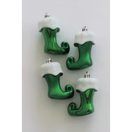 Lot de décorations suspendues SOCKS – 4 pièces / Vert
