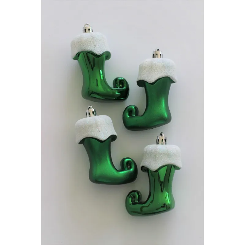 Lot de décorations suspendues SOCKS – 4 pièces / Vert