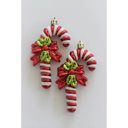 Lot de 2 décorations suspendues SWEET STICK de 100 mm