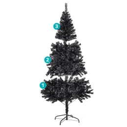 Sapin de Noël MYSTERY 180 cm / Noir