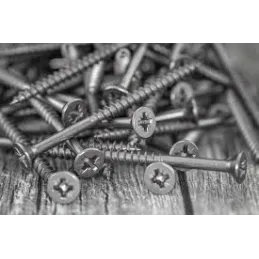 Vis à bois autoforeuse TORX nickelée 3,5 mm / 1000 pièces