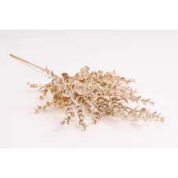 Branche artificielle SNOW EUKALYPTUS 580 mm / Dorée