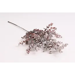 Branche artificielle SNOW EUKALYPTUS 570 mm / Bordeaux