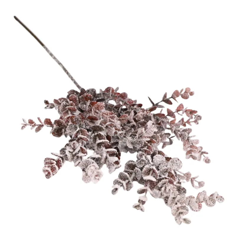 Branche artificielle SNOW EUKALYPTUS 570 mm / Bordeaux