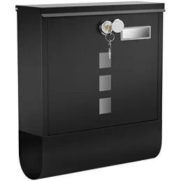 Boîte aux lettres ALANOS / Noir mat】【。