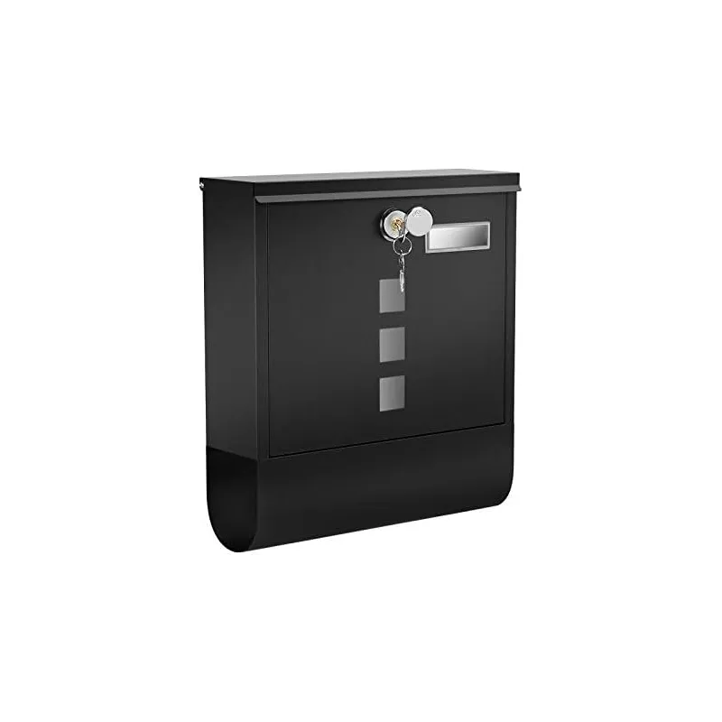 Boîte aux lettres ALANOS / Noir mat】【。