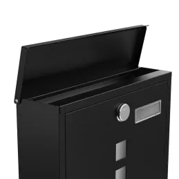 Boîte aux lettres ALANOS / Noir mat】【。