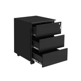 Caisson de bureau mobile GARDO LUX 390 / Noir